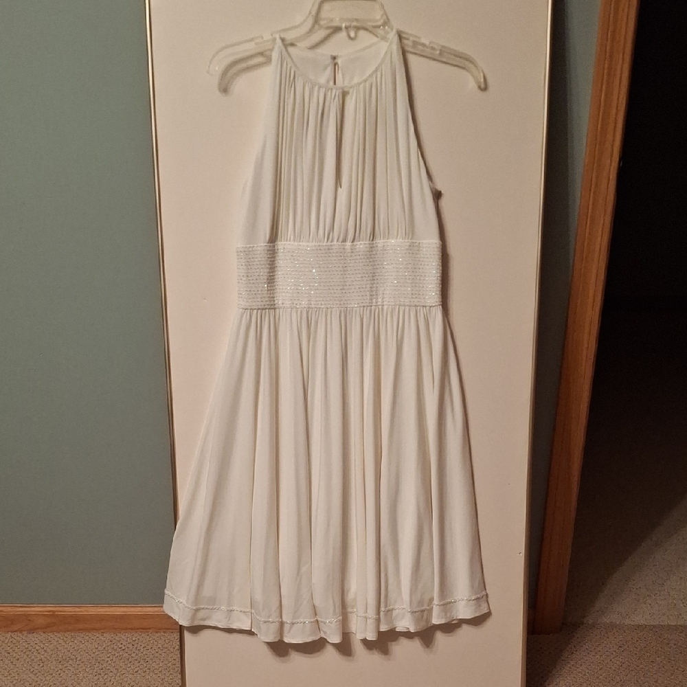 Elegant White Womens  Dress